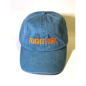 FLIGHT RISK OFFICIAL PROMO BASEBALL CAP MARK WAHLBERG MOVIE MERCH ADAMS HAT